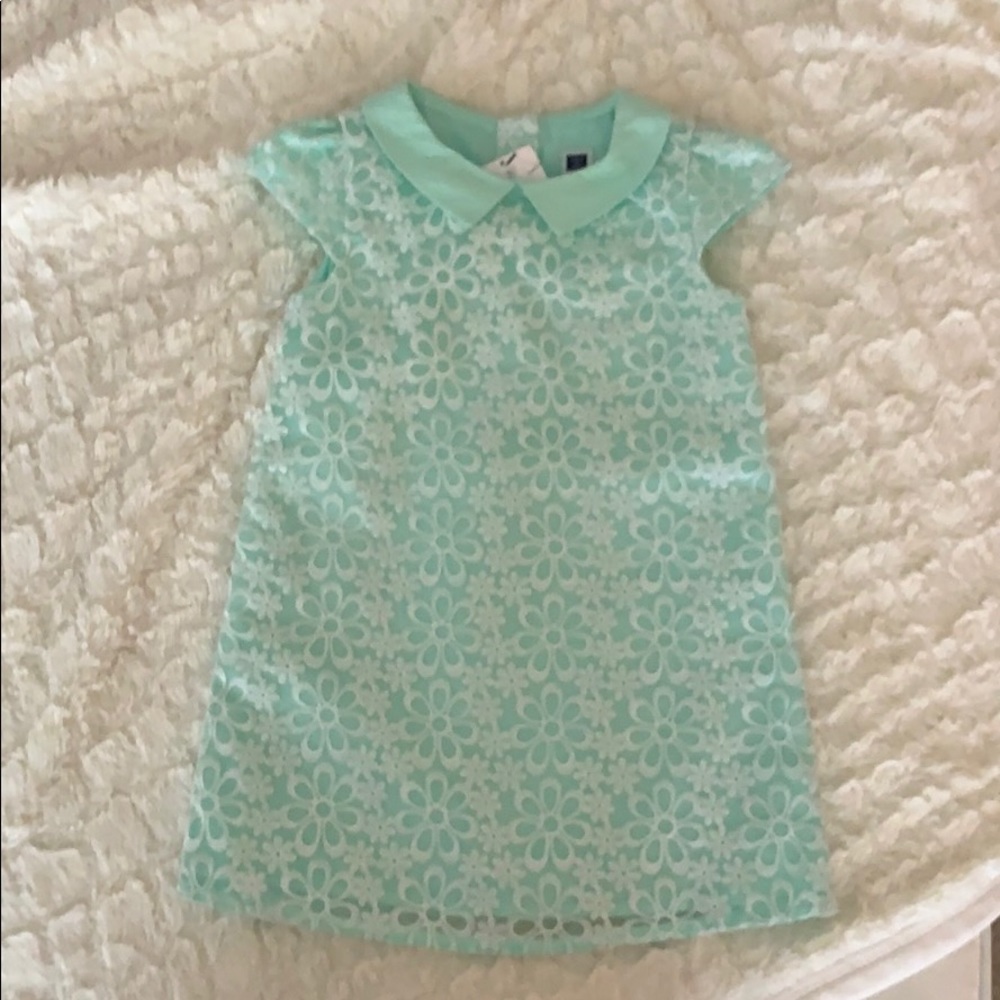 Cute mint toddler dress!